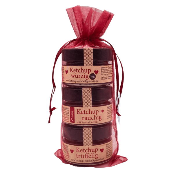 Zum Heiligen Stein Ketchup Feinschmeckermix 3 x 75g